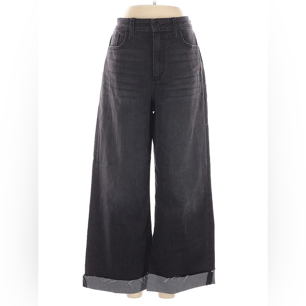JOE’S JEANS, Dark Gray, Cuffed, Wide Leg, High Rise, Persephone, 29
